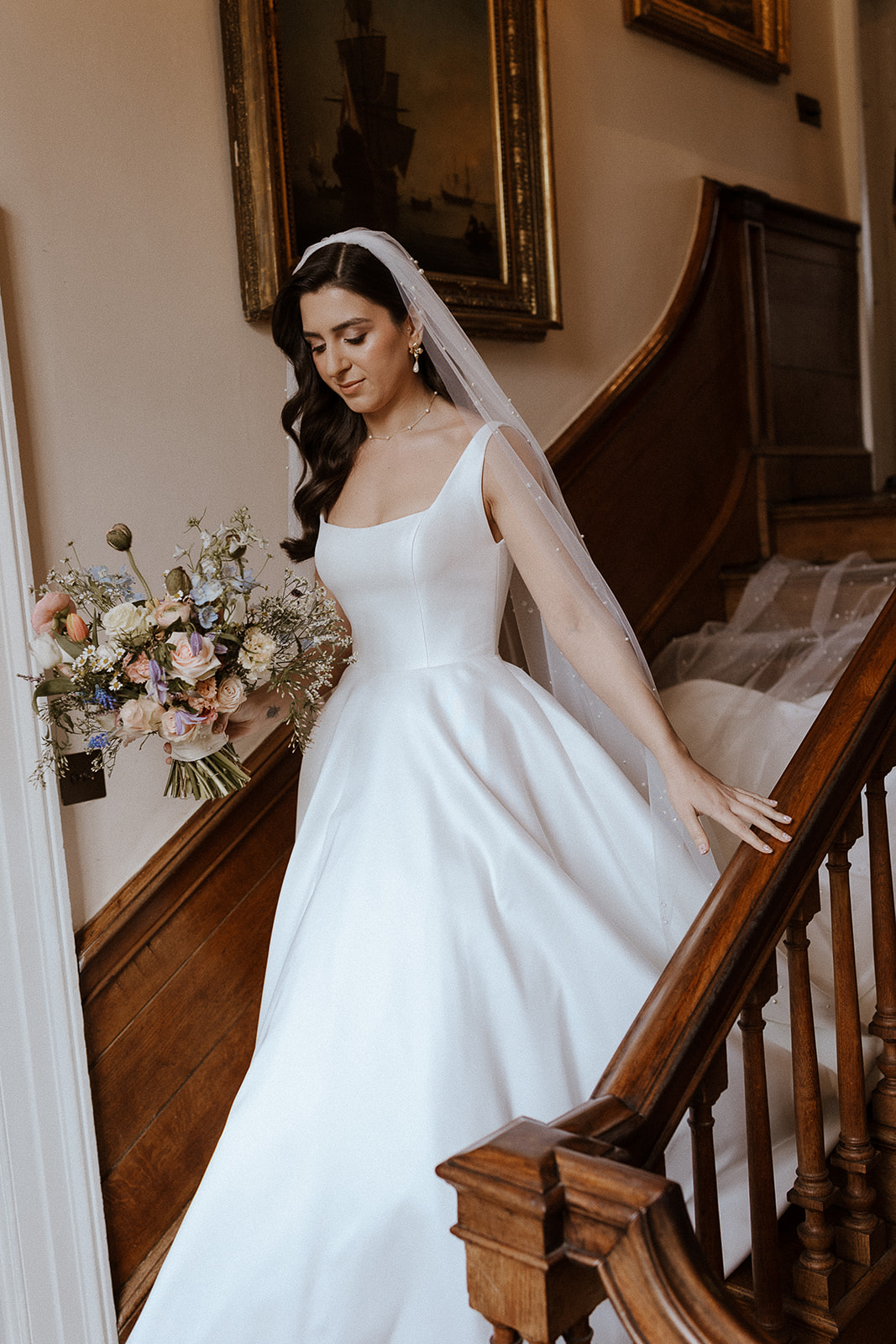 Music, pearls and national flower emblems themes reign supreme at this Iscoyd Park Spring 2025 wedding