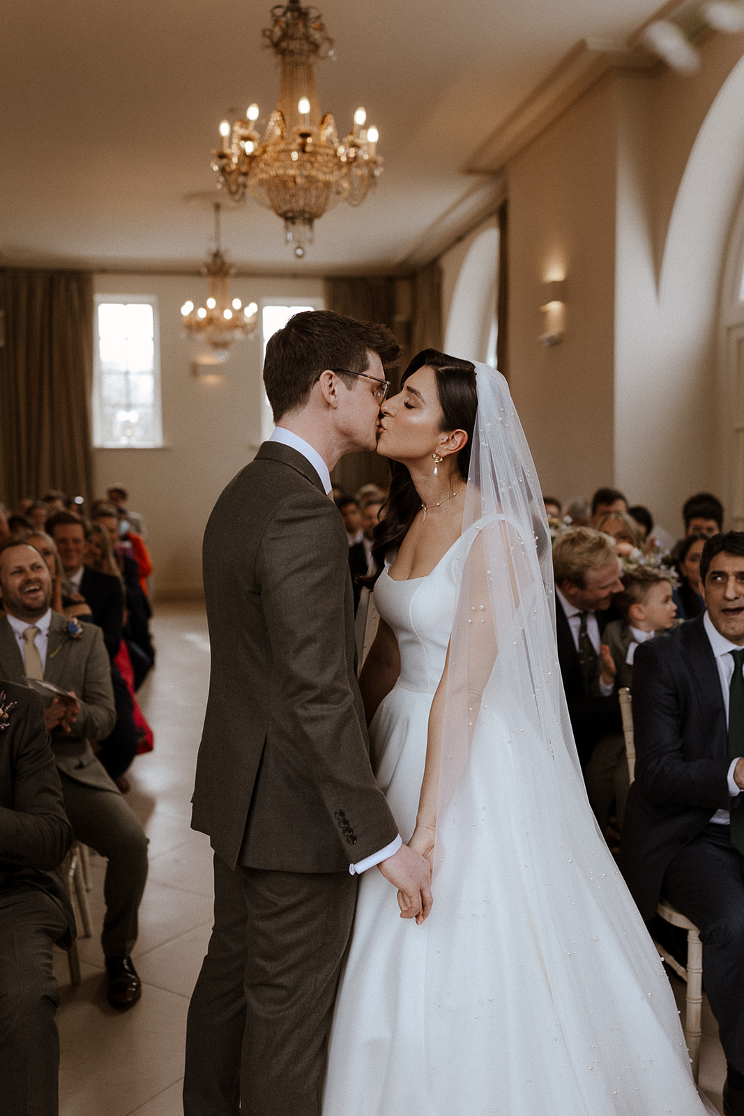 Music, pearls and national flower emblems themes reign supreme at this Iscoyd Park Spring 2025 wedding