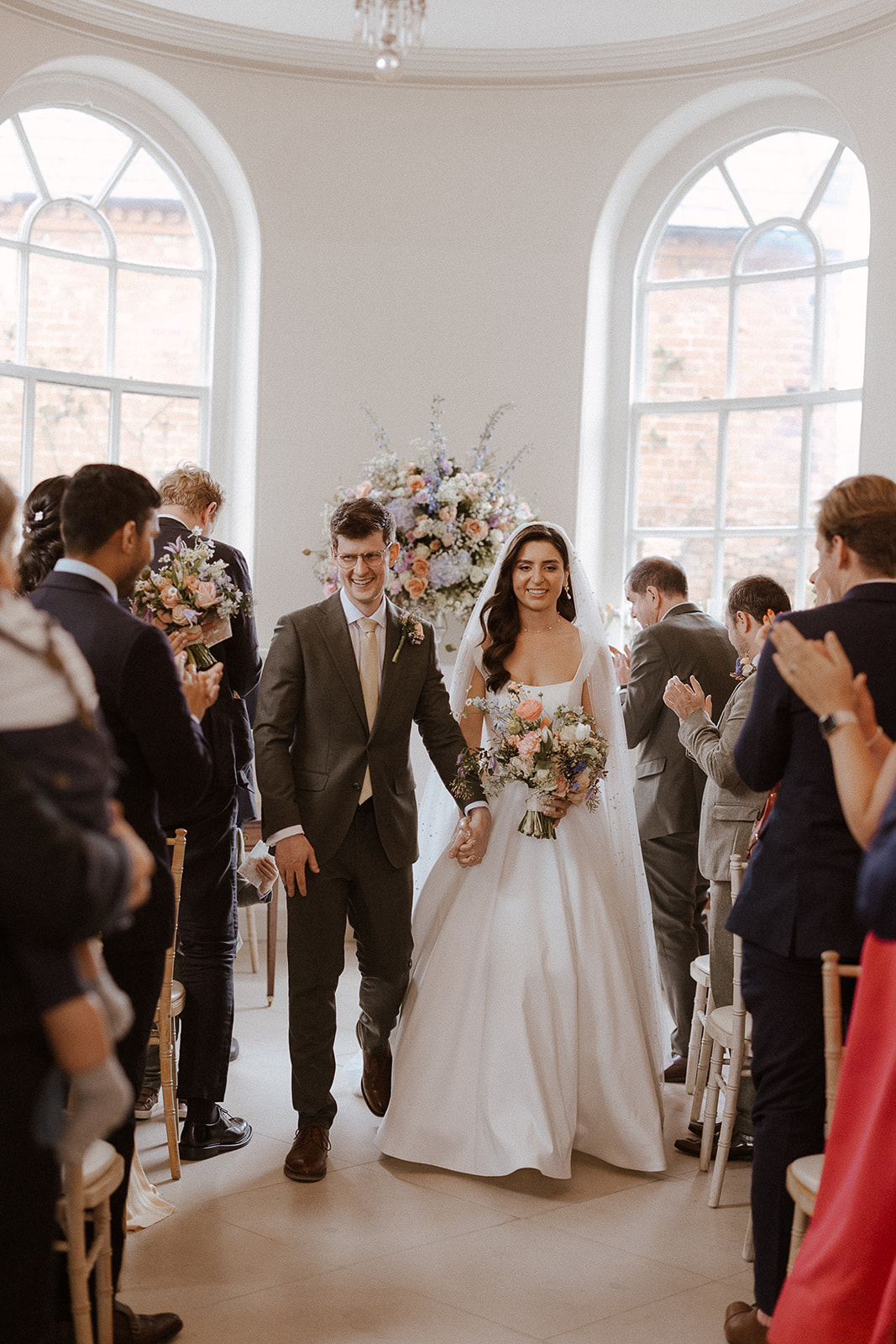 Music, pearls and national flower emblems themes reign supreme at this Iscoyd Park Spring 2025 wedding