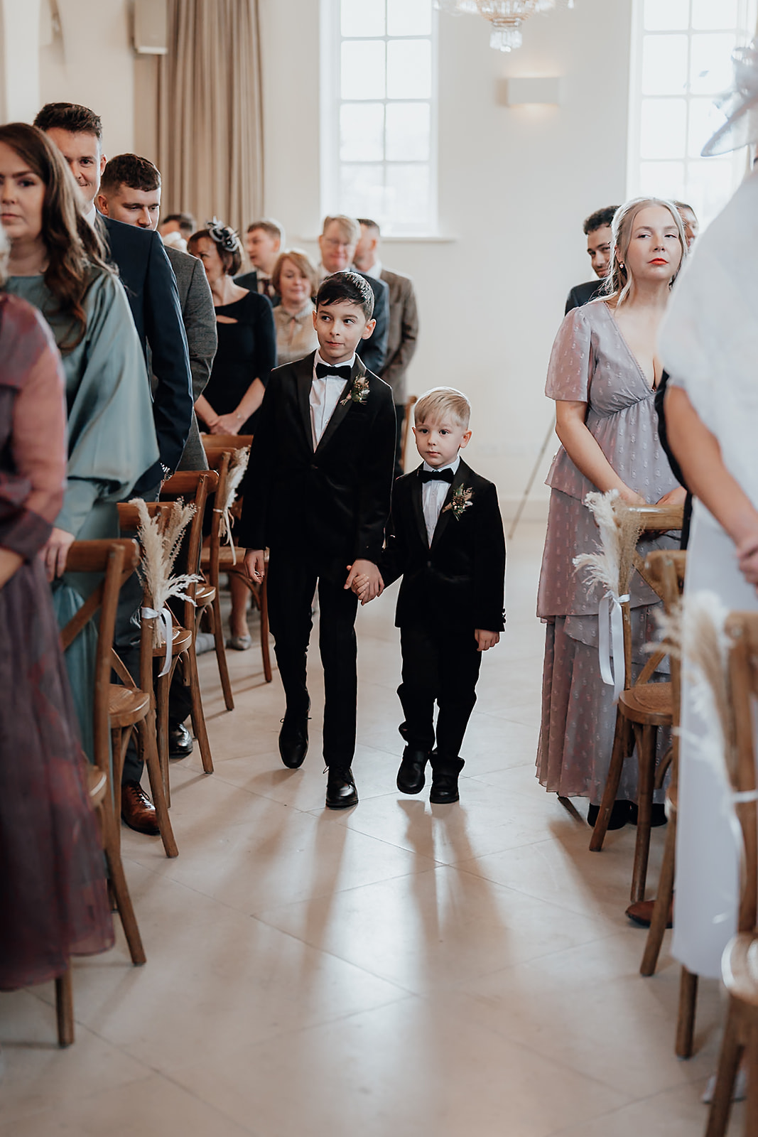 Ice luges, customised cocktails and flower clouds reign supreme at this New Year's Eve wedding at Iscoyd Park by Patrick Partridge Photography