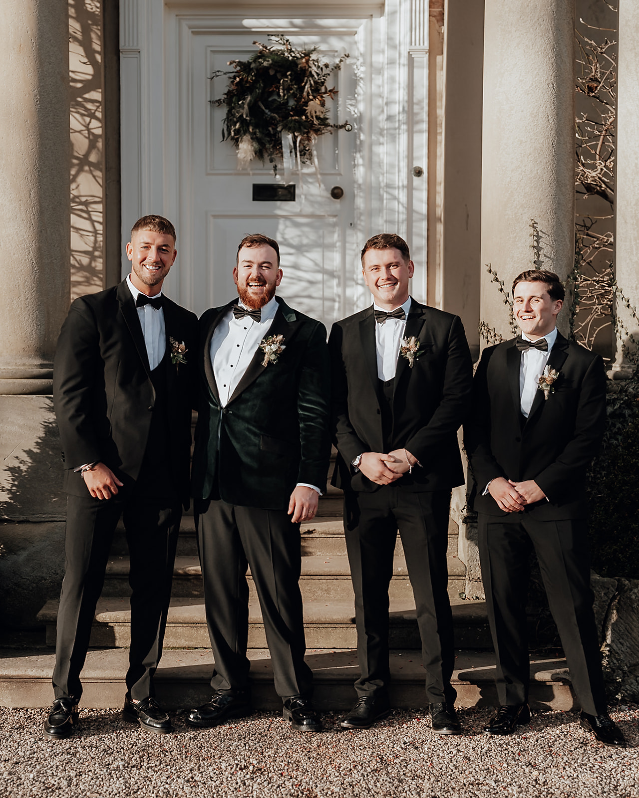 Ice luges, customised cocktails and flower clouds reign supreme at this New Year's Eve wedding at Iscoyd Park by Patrick Partridge Photography