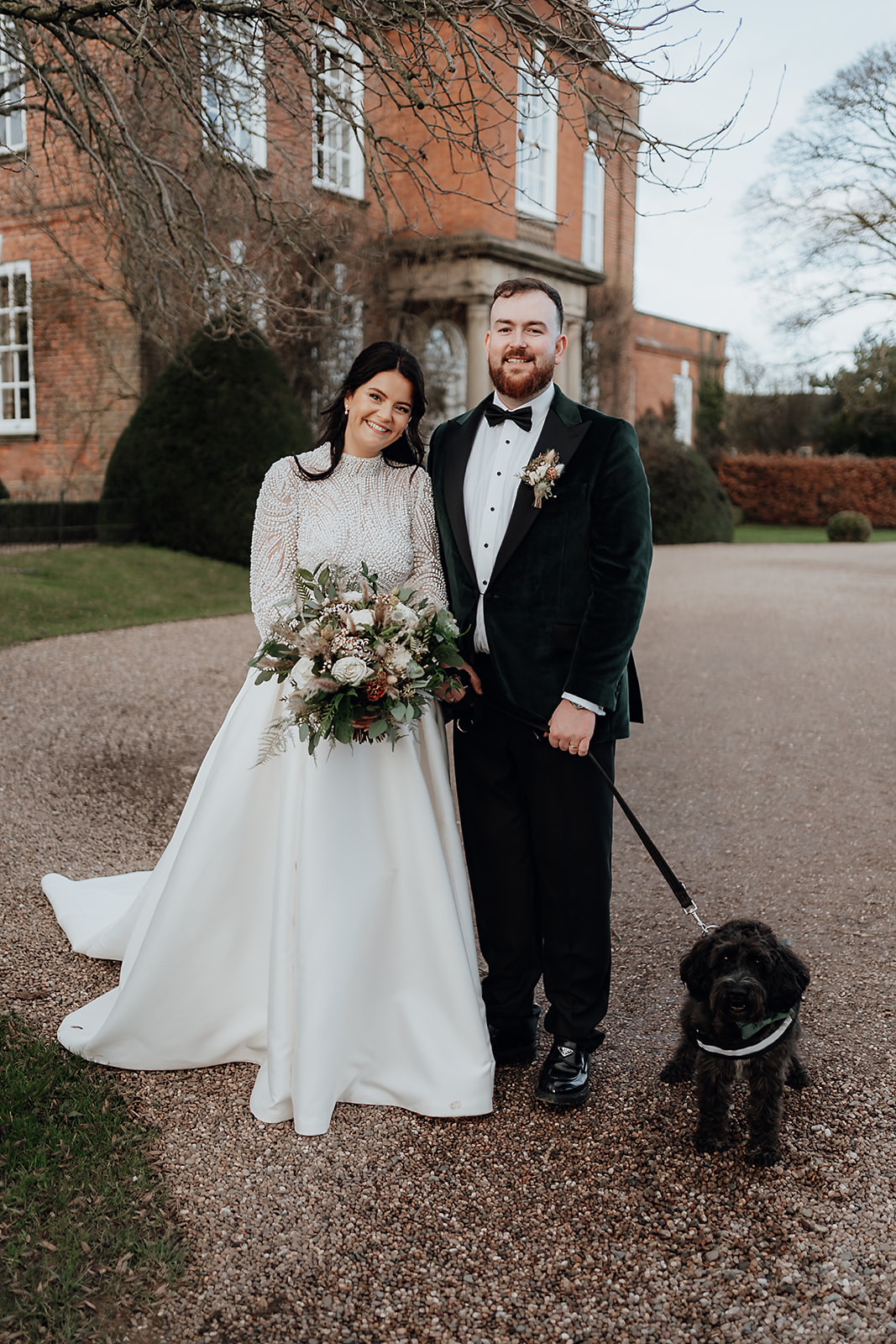 Ice luges, customised cocktails and flower clouds reign supreme at this New Year's Eve wedding at Iscoyd Park by Patrick Partridge Photography