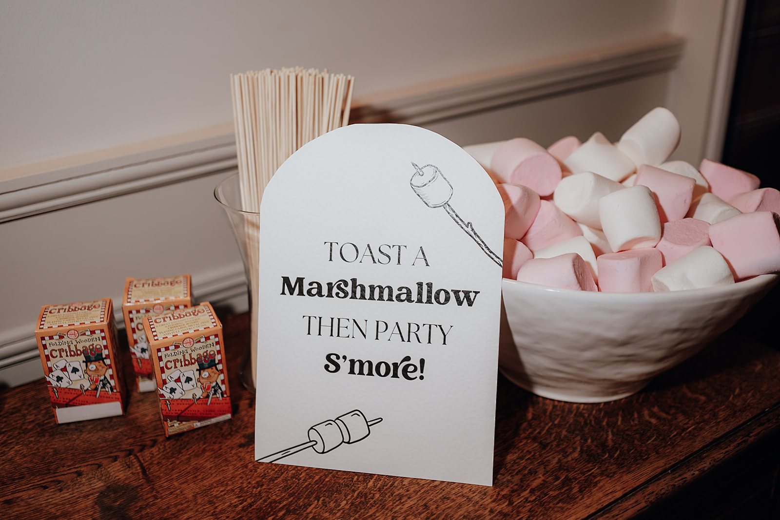 Ice luges, customised cocktails and flower clouds reign supreme at this New Year's Eve wedding at Iscoyd Park by Patrick Partridge Photography
