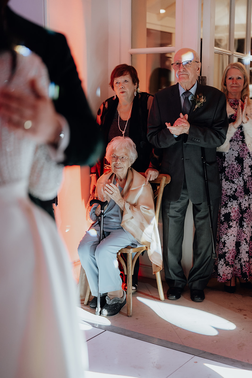 Ice luges, customised cocktails and flower clouds reign supreme at this New Year's Eve wedding at Iscoyd Park by Patrick Partridge Photography